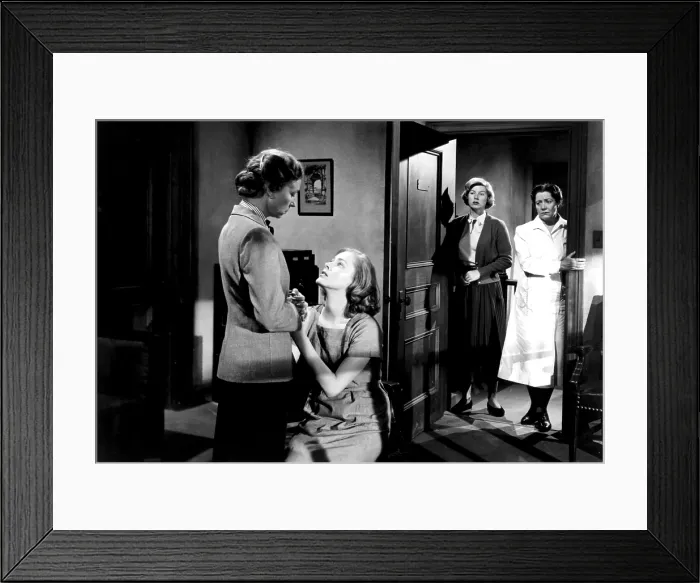Framed Print : CAGED, Agnes Moorehead, Eleanor Parker, 1950