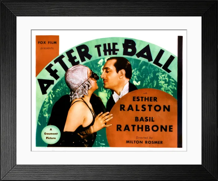 Framed Print : AFTER THE BALL, from left: Esther Ralston, Basil Rathbone, 1932. TM & Copyright 20th Century-Fox Film Corp. All rights reserved / courtesy Everett Collection Framed Print : AFTER THE BALL, from left: Esther Ralston, Basil Rathbone, 1932. TM & Copyright 20th Century-Fox Film Corp. All rights reserved / courtesy Everett Collection