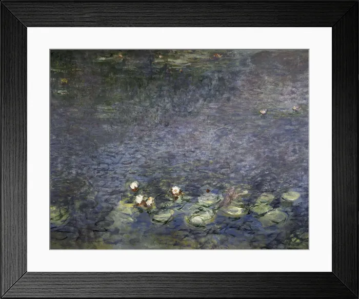 Framed Print : MONET, Claude (1840-1926). Waterlilies: Morning. 1916 - 1926. Detail. Impressionism. Oil on canvas. FRANCE. Paris. Orangerie Museum. AISA / Everett Collection**US SALES ONLY**