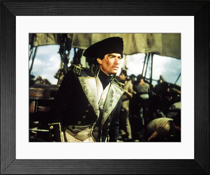 Framed Print : CAPTAIN HORATIO HORNBLOWER, Gregory Peck, 1951