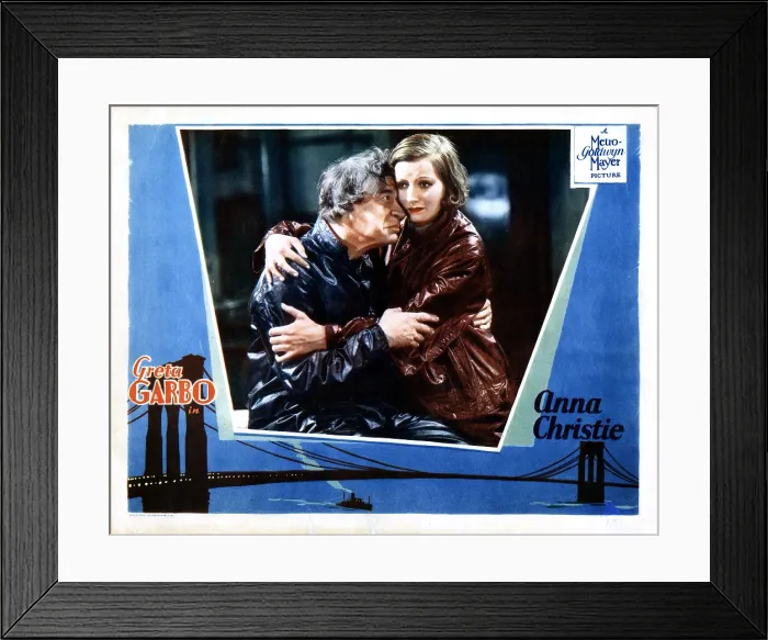 Framed Print : ANNA CHRISTIE, from left, George F. Marion, Greta Garbo, 1930 Framed Print : ANNA CHRISTIE, from left, George F. Marion, Greta Garbo, 1930