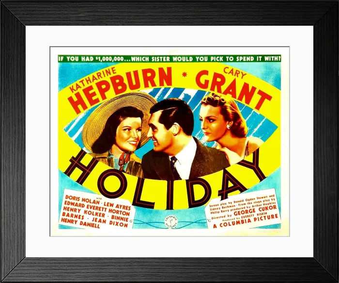 Framed Print : HOLIDAY, from left: Katharine Hepburn, Cary Grant, Doris Nolan, 1938 Framed Print : HOLIDAY, from left: Katharine Hepburn, Cary Grant, Doris Nolan, 1938