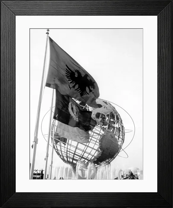 Framed Print : WORLD'S FAIR, Unisphere, Flushing, NY, 04 / 64.. Courtesy: CSU Archives  /  Everett Collection