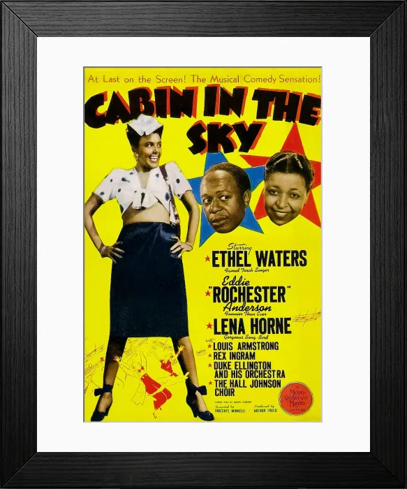 Framed Print : CABIN IN THE SKY, from left: Lena Horne, Eddie Rochester Anderson, Ethel Waters, 1943 Framed Print : CABIN IN THE SKY, from left: Lena Horne, Eddie Rochester Anderson, Ethel Waters, 1943