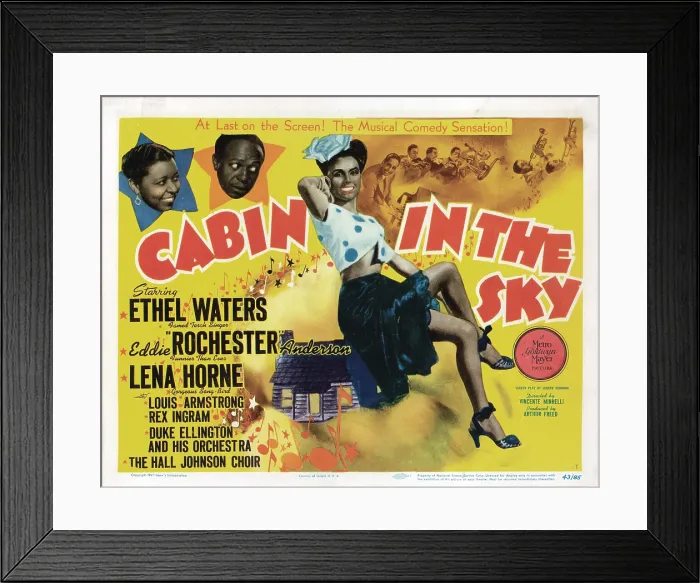 Framed Print : CABIN IN THE SKY, Ethel Waters, from left, Eddie Rochester Anderson, Lena Horne, 1943