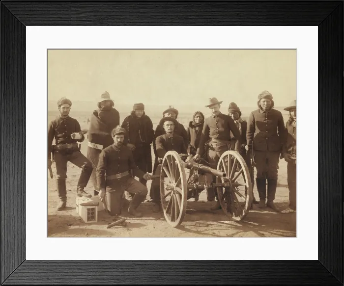 Framed Print : Corporal Paul Wernert and gunners of Battery E 1st Artillery Framed Print : Corporal Paul Wernert and gunners of Battery E 1st Artillery