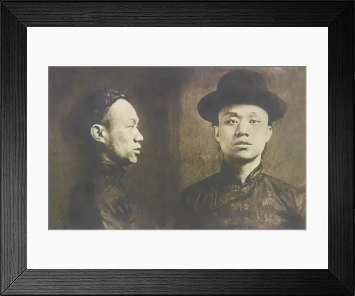 Framed Print : Mock Duck, leader of Hip Sing Tong organization in Chinatown, New York City, March 1904