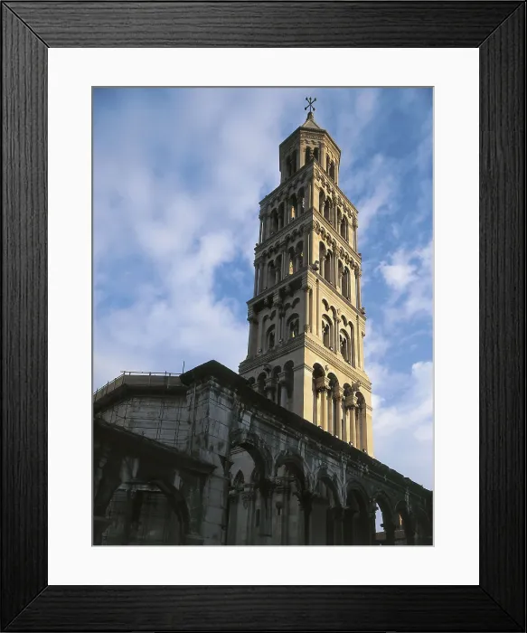 Framed Print : CROATIA. SPLIT. Split. Cathedral. Bell tower. AISA / Everett Collection**US SALES ONLY**
