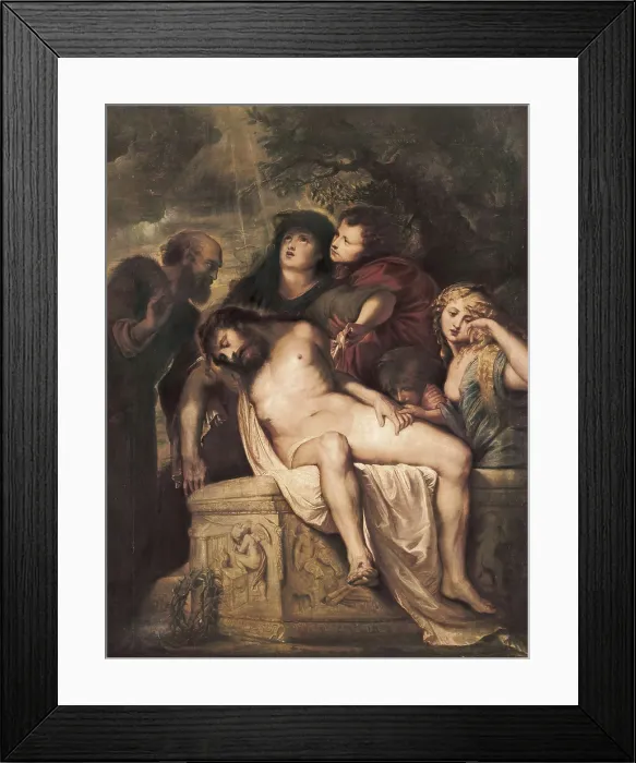 Framed Print : RUBENS, Peter Paul (1577-1640). The Deposition. 1602. Flemish art. ; Baroque art. Oil on canvas. ITALY. Rome. Borghese Gallery & Museum. AISA / Everett Collection**US SALES ONLY**
