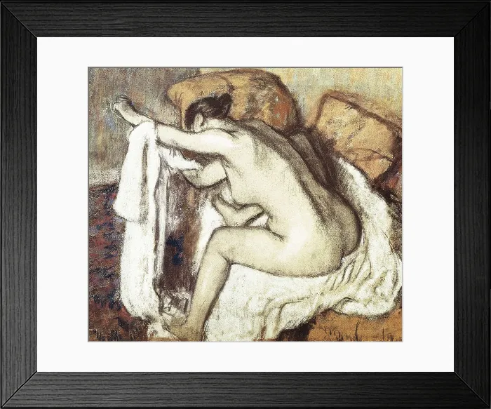 Framed Print : DEGAS, Edgar (1834-1917). Woman Drying Her Arm. Impressionism. Oil on canvas. BRAZIL. Sao Paulo. Sao Paulo Museum of Art. AISA / Everett Collection**US SALES ONLY** Framed Print : DEGAS, Edgar (1834-1917). Woman Drying Her Arm. Impressionism. Oil on canvas. BRAZIL. Sao Paulo. Sao Paulo Museum of Art. AISA / Everett Collection**US SALES ONLY**