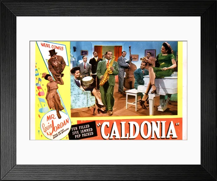 Framed Print : CALDONIA, Louis Jordan, Nicky O'Daniel, The Tympany Five, 1945
