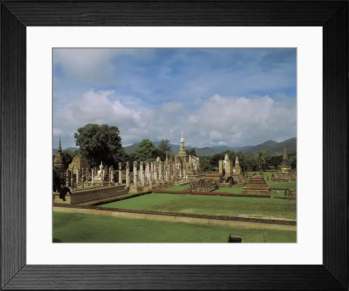 Framed Print : THAILAND. NORTHERN REGION. SUKHOTHAI. Sukhothai. Wat Mahathat (13th-14th c.). AISA / Everett Collection**US SALES ONLY** Framed Print : THAILAND. NORTHERN REGION. SUKHOTHAI. Sukhothai. Wat Mahathat (13th-14th c.). AISA / Everett Collection**US SALES ONLY**
