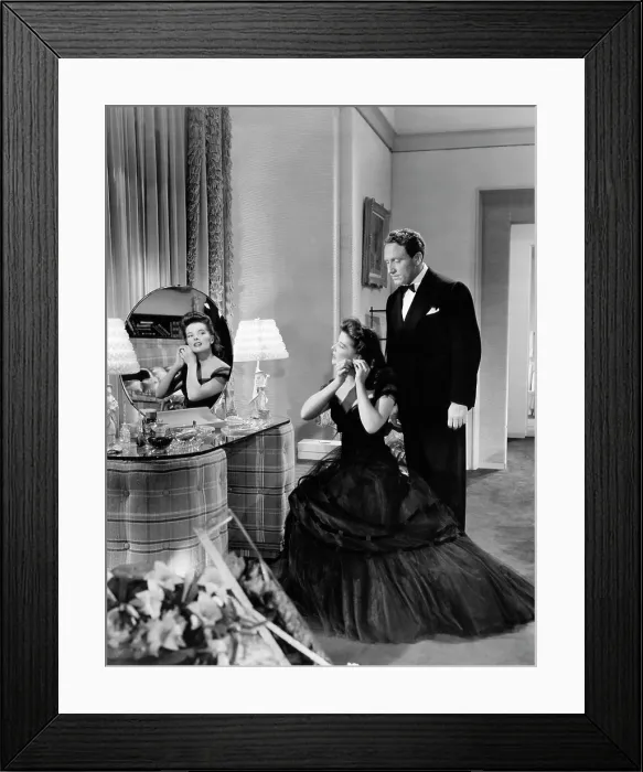 Framed Print : WOMAN OF THE YEAR, Katharine Hepburn, Spencer Tracy, 1942