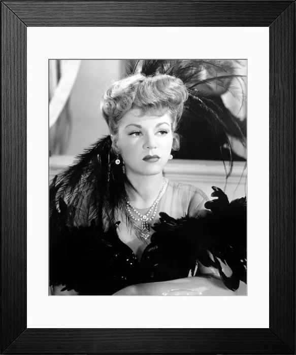 Framed Print : THE WOMAN OF THE TOWN, Claire Trevor, 1943 Framed Print : THE WOMAN OF THE TOWN, Claire Trevor, 1943