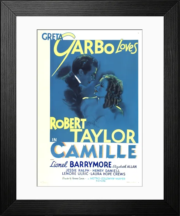Framed Print : CAMILLE, from left: Robert Taylor, Greta Garbo, 1936 Framed Print : CAMILLE, from left: Robert Taylor, Greta Garbo, 1936