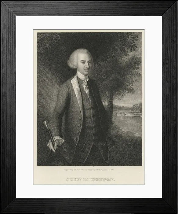 Framed Print : John Dickinson wrote the first draft of the Articles of Confederation and Perpetual Union, 1777 Framed Print : John Dickinson wrote the first draft of the Articles of Confederation and Perpetual Union, 1777