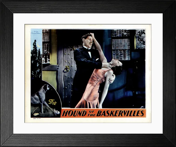 Framed Print : THE HOUND OF THE BASKERVILLES, from left, Reginald Bach, Heather Angel, 1932 Framed Print : THE HOUND OF THE BASKERVILLES, from left, Reginald Bach, Heather Angel, 1932
