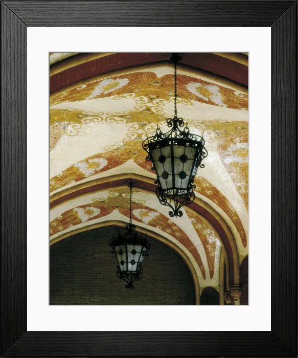 Framed Print : DOMENECH I ROURA, Pere (1881-1962); DOMENECH I MONTANER, Lluis (1850-1923). Hospital de la Santa Creu i de Sant Pau (Saint Paul's and Holy Cross Hospital). SPAIN. Barcelona