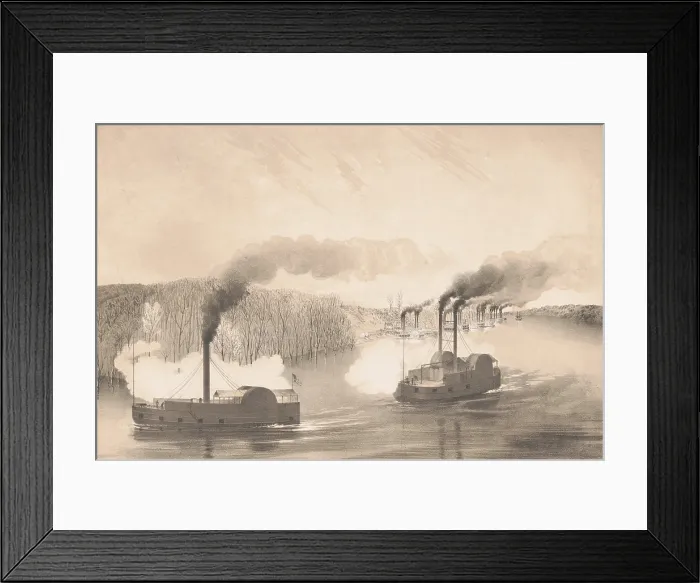 Framed Print : US Civil War, Battle of Shiloh, also called the Battle of Pittsburg Landing, Tennessee, April 6-7, 1862 Framed Print : US Civil War, Battle of Shiloh, also called the Battle of Pittsburg Landing, Tennessee, April 6-7, 1862