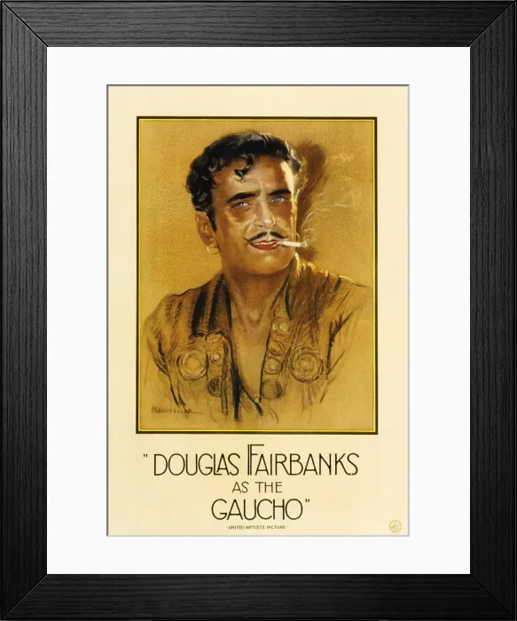 Framed Print : THE GAUCHO, (aka DOUGLAS FAIRBANKS AS THE GAUCHO'), Douglas Fairbanks (Sr.), 1927