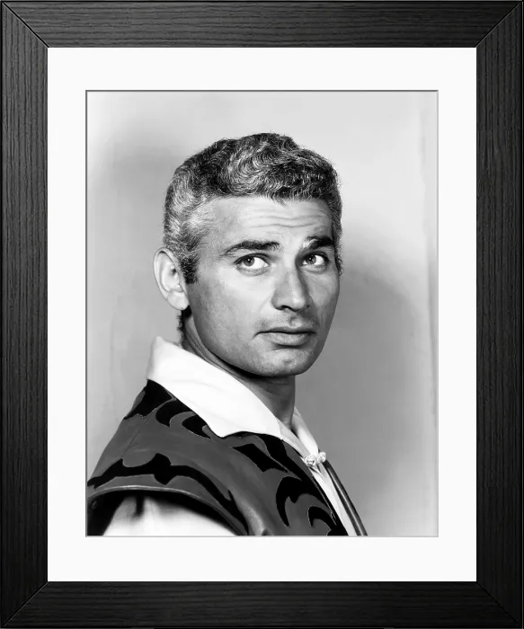 Framed Print : YANKEE PASHA, Jeff Chandler, 1954 Framed Print : YANKEE PASHA, Jeff Chandler, 1954