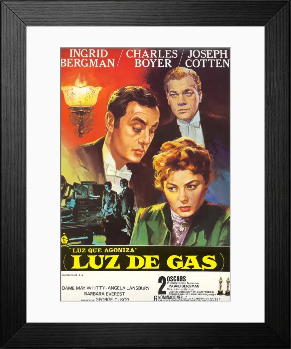 Framed Print : GASLIGHT, top to bottom: Joseph Cotten, Charles Boyer, Ingrid Bergman, 1944 Framed Print : GASLIGHT, top to bottom: Joseph Cotten, Charles Boyer, Ingrid Bergman, 1944