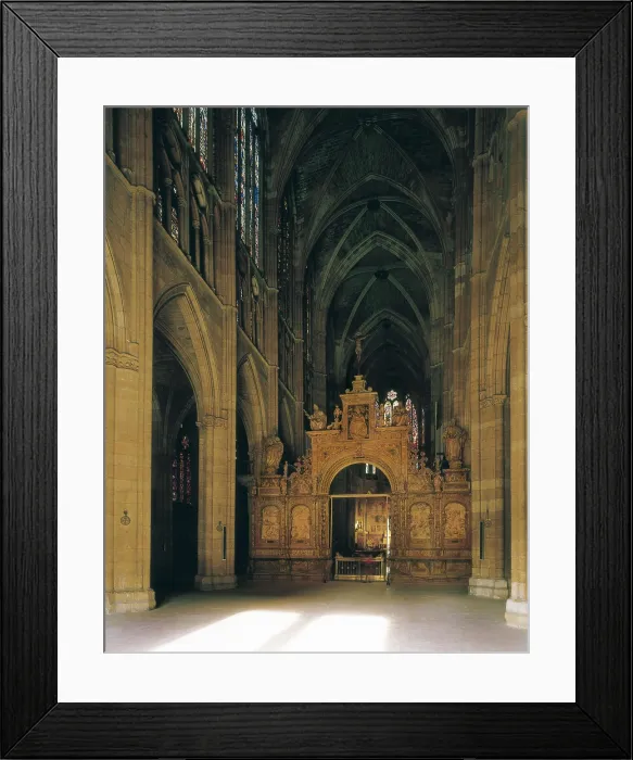 Framed Print : SPAIN. Salamanca. Old Cathedral. Central nave. Gothic art. ; Romanesque art. Architecture. AISA / Everett Collection**US SALES ONLY** Framed Print : SPAIN. Salamanca. Old Cathedral. Central nave. Gothic art. ; Romanesque art. Architecture. AISA / Everett Collection**US SALES ONLY**