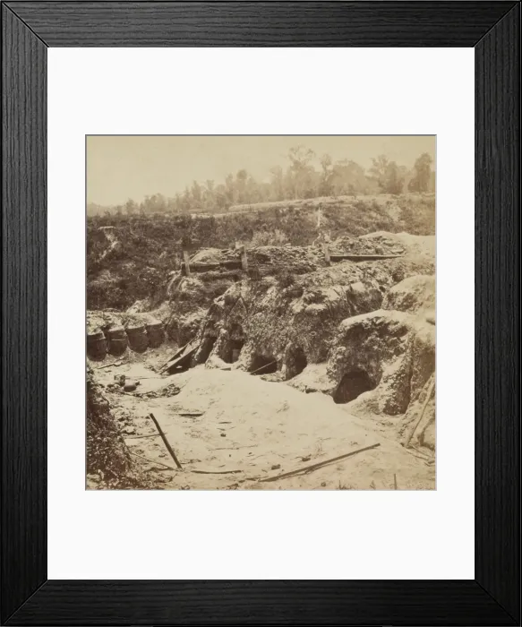 Framed Print : US Civil War, Siege of Port Hudson on the Mississippi River, May 8-July 9, 1863