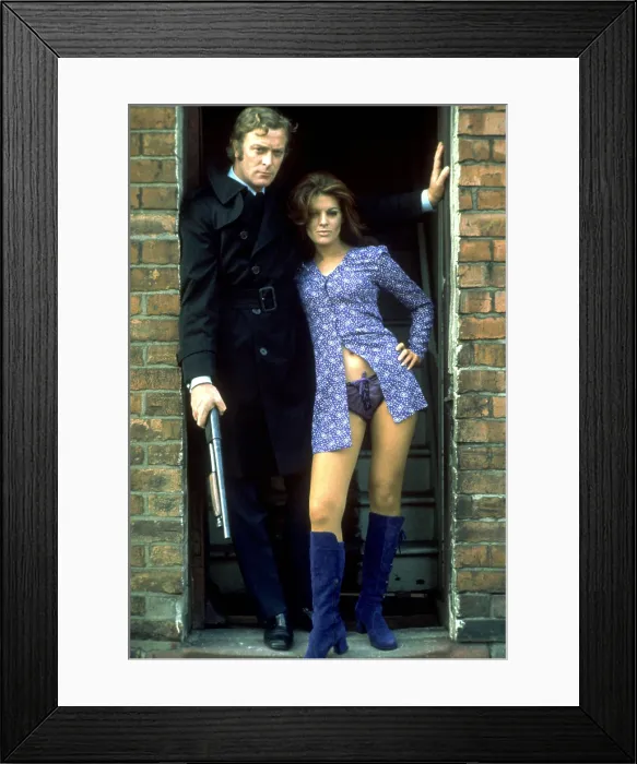 Framed Print : GET CARTER, Michael Caine, Rosemarie Dunham, 1971