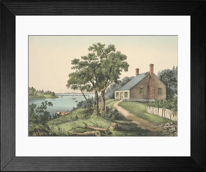 Framed Print : Birth-place of George Washington, at Bridges Creek, Westmoreland County, Virginia (BSLOC_2019_5_12)