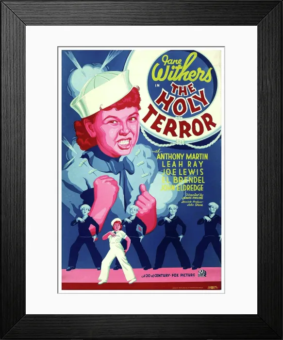 Framed Print : THE HOLY TERROR, US poster art, Jane Withers times two, 1937. TM & copyright 20th Century Fox Film Corp. All rights reserved / courtesy Everett Collection Framed Print : THE HOLY TERROR, US poster art, Jane Withers times two, 1937. TM & copyright 20th Century Fox Film Corp. All rights reserved / courtesy Everett Collection
