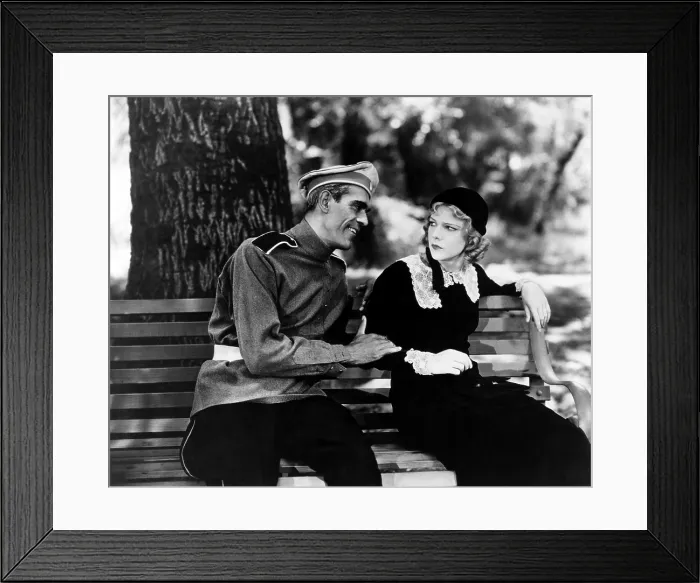 Framed Print : THE YELLOW TICKET, from left, Boris Karloff, Elissa Landi, 1931. TM & copyright 20th Century Fox Film Corp. All rights reserved / courtesy Everett Collection