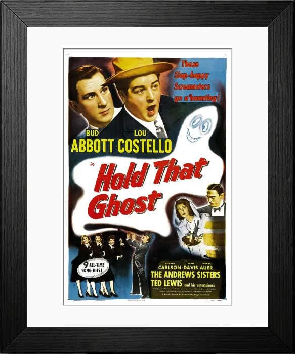 Framed Print : HOLD THAT GHOST, U.S Framed Print : HOLD THAT GHOST, U.S