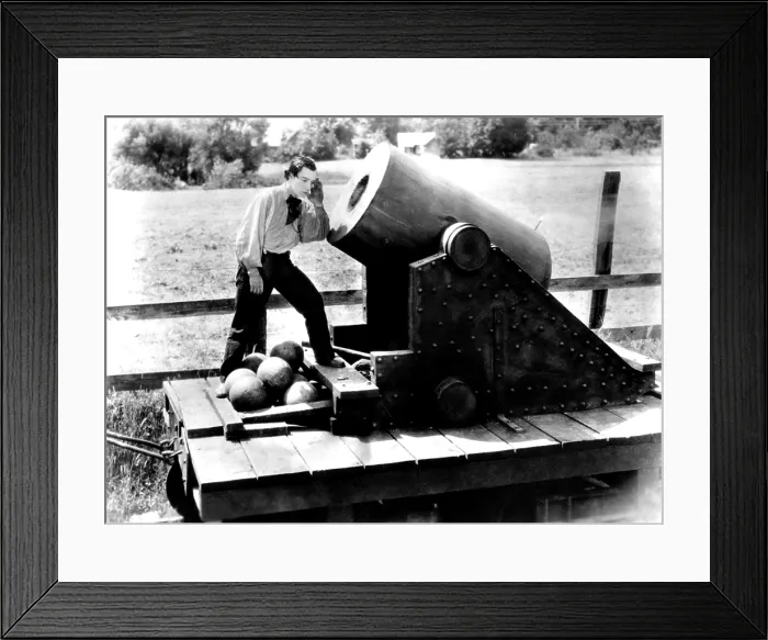 Framed Print : THE GENERAL, Buster Keaton, 1927 Framed Print : THE GENERAL, Buster Keaton, 1927