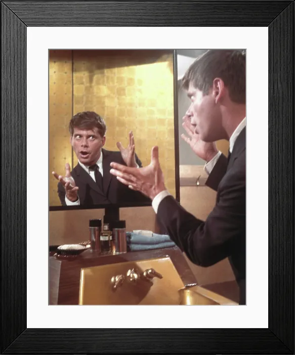 Framed Print : HOW TO SUCCEED IN BUSINESS WITHOUT REALLY TRYING, Robert Morse, 1967
