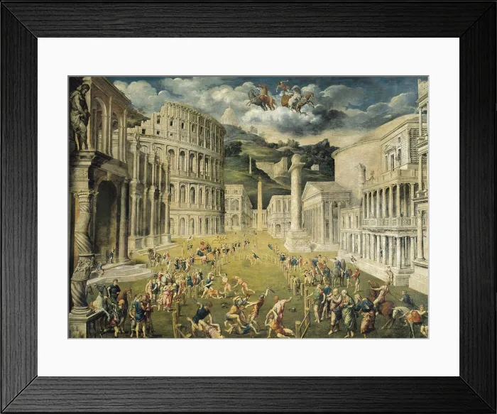 Framed Print : BORDONE, Paris (1500-1571). Gladiators Fighting. ca. 1560. Renaissance art. Cinquecento. Oil on canvas. AUSTRIA. Vienna. Kunsthistorisches Museum Vienna (Museum of Art History) Framed Print : BORDONE, Paris (1500-1571). Gladiators Fighting. ca. 1560. Renaissance art. Cinquecento. Oil on canvas. AUSTRIA. Vienna. Kunsthistorisches Museum Vienna (Museum of Art History)