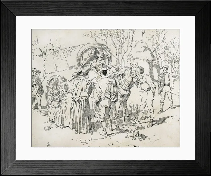 Framed Print : MESTRES I OO, Apelles (1854-1936). National Episodes. 1885. Picture for an edition of the 'Episodios Nacionales' (National Episodes, 1883-1885). Etching. SPAIN Framed Print : MESTRES I OO, Apelles (1854-1936). National Episodes. 1885. Picture for an edition of the 'Episodios Nacionales' (National Episodes, 1883-1885). Etching. SPAIN