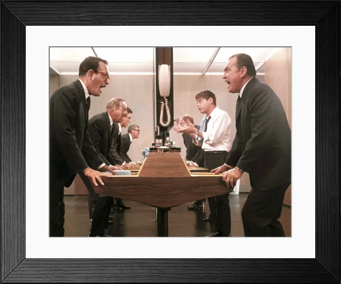 Framed Print : HOW TO SUCCEED IN BUSINESS WITHOUT REALLY TRYING, (left) Robert Q. Lewis, Paul Hartman, Anthony Teague, Dan Tobin, (center right) Robert Morse, 1967