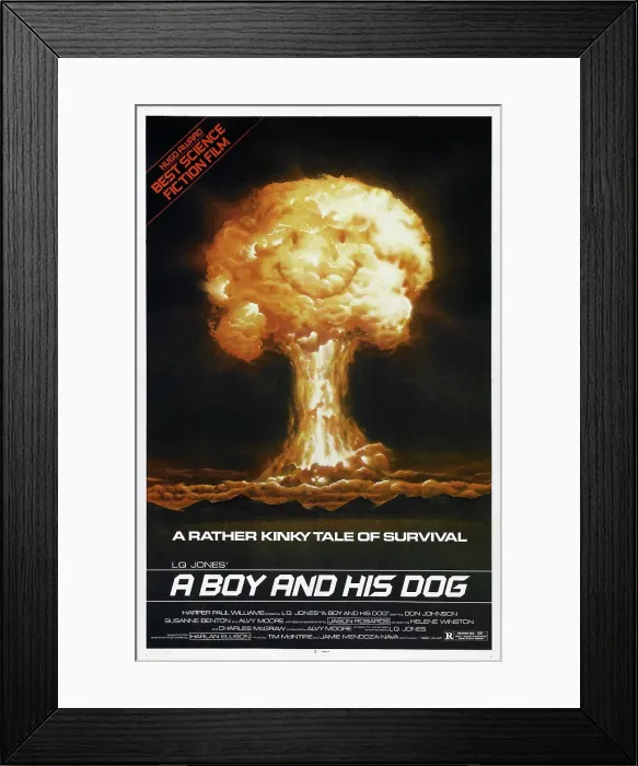 Framed Print : A BOY AND HIS DOG, US poster, 1975