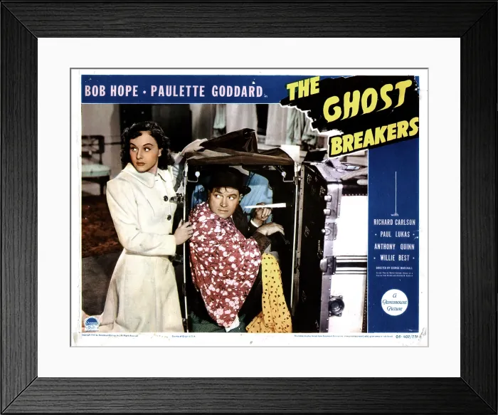 Framed Print : THE GHOST BREAKERS, from left, Paulette Goddard, Bob Hope, 1940 Framed Print : THE GHOST BREAKERS, from left, Paulette Goddard, Bob Hope, 1940