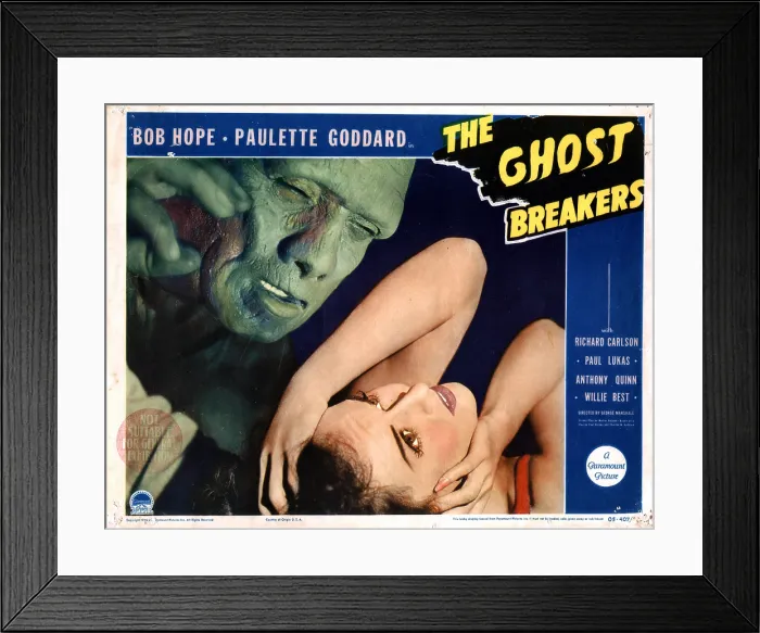 Framed Print : THE GHOST BREAKERS, from left, Noble Johnson, Paulette Goddard, 1940 Framed Print : THE GHOST BREAKERS, from left, Noble Johnson, Paulette Goddard, 1940