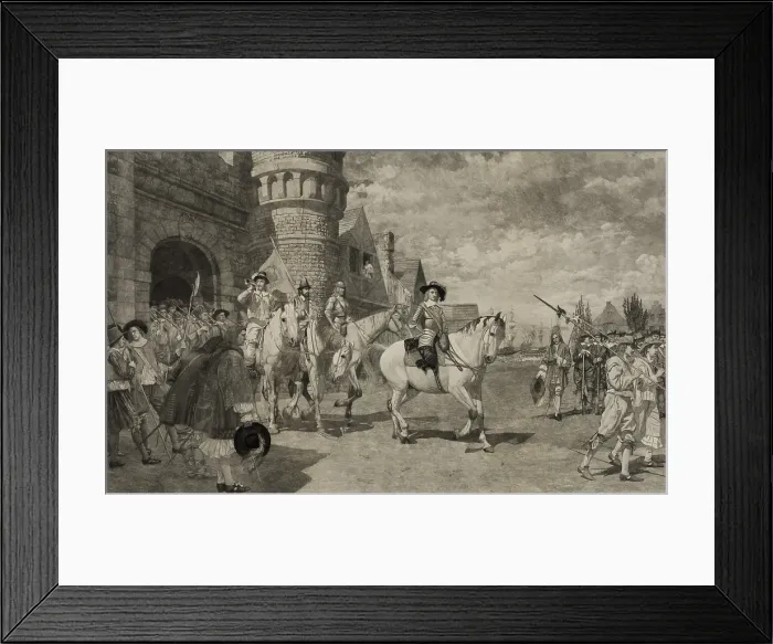 Framed Print : THE SURRENDER OF NIEUW AMSTERDAM, Sept. 6, 1664. In a ceremony a week after the citys surrender to the English, the Dutch flag was lowered Framed Print : THE SURRENDER OF NIEUW AMSTERDAM, Sept. 6, 1664. In a ceremony a week after the citys surrender to the English, the Dutch flag was lowered