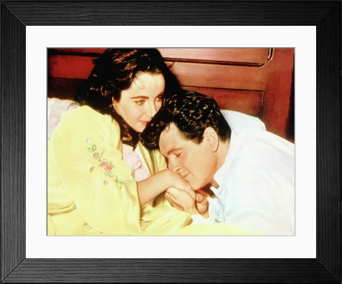 Framed Print : GIANT, Elizabeth Taylor, Rock Hudson, 1956