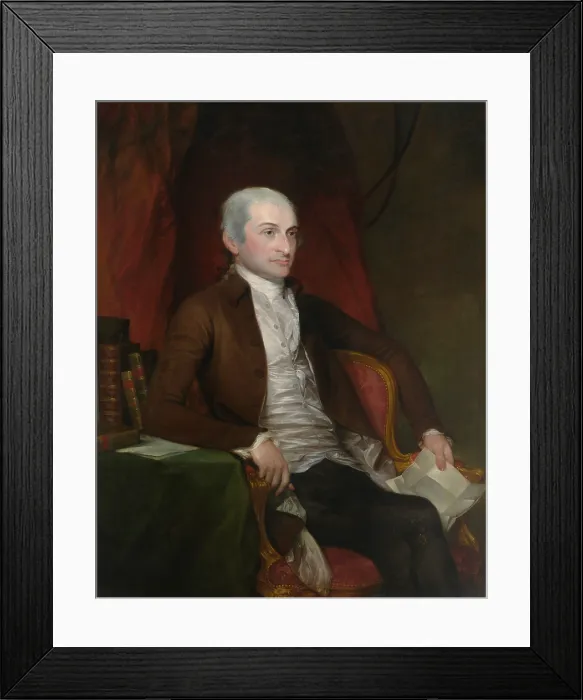 Framed Print : John Jay was New York City lawyer in 1775, when the first battles of the American Revolution were fought