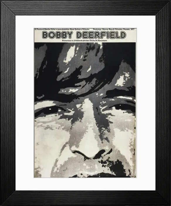 Framed Print : BOBBY DEERFIELD, Polish poster, Al Pacino, 1977 Framed Print : BOBBY DEERFIELD, Polish poster, Al Pacino, 1977