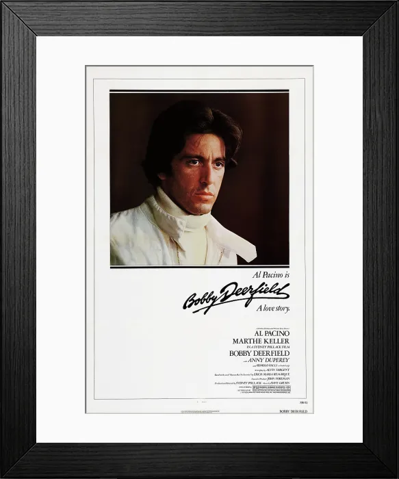Framed Print : BOBBY DEERFIELD, US poster art, Al Pacino, 1977