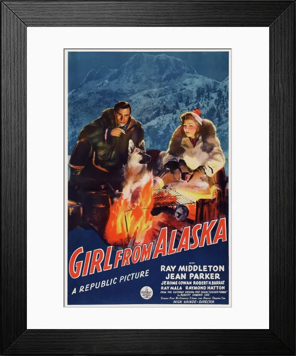 Framed Print : THE GIRL FROM ALASKA, US poster art, from left: Ray Middleton, Jean Parker, 1942