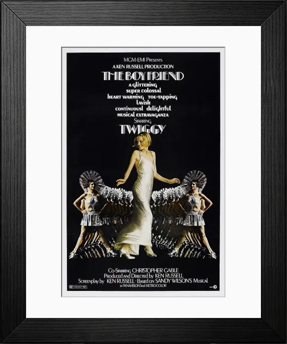 Framed Print : THE BOY FRIEND, US poster, Twiggy, 1971