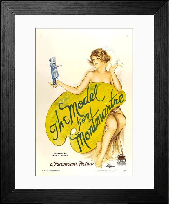 Framed Print : THE GIRL FROM MONTMARTRE, (aka THE MODEL FROM MONTMARTRE'), right: Barbara La Marr, 1926 Framed Print : THE GIRL FROM MONTMARTRE, (aka THE MODEL FROM MONTMARTRE'), right: Barbara La Marr, 1926