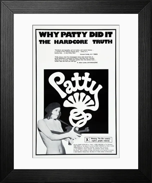 Framed Print : PATTY, US poster, Sarah Nicholson, 1976